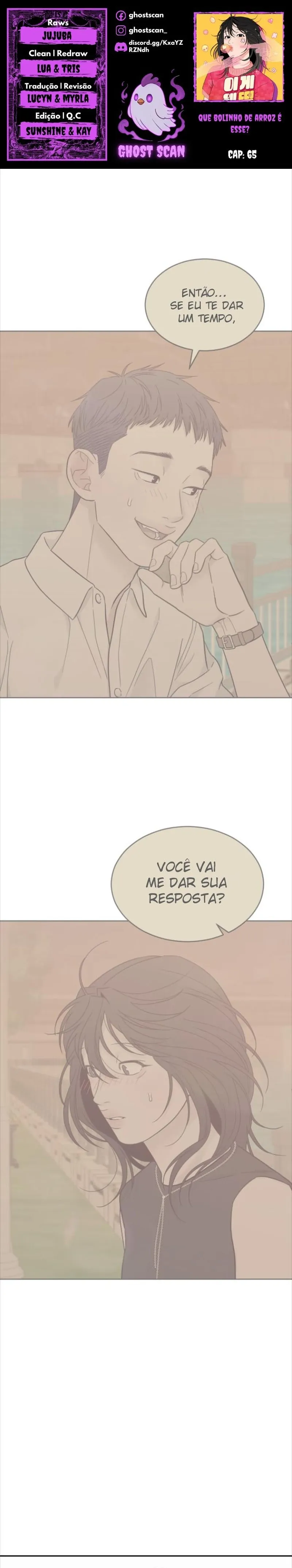 Que tipo de Bolinho de Arroz é esse? Capítulo 65 Página 1
