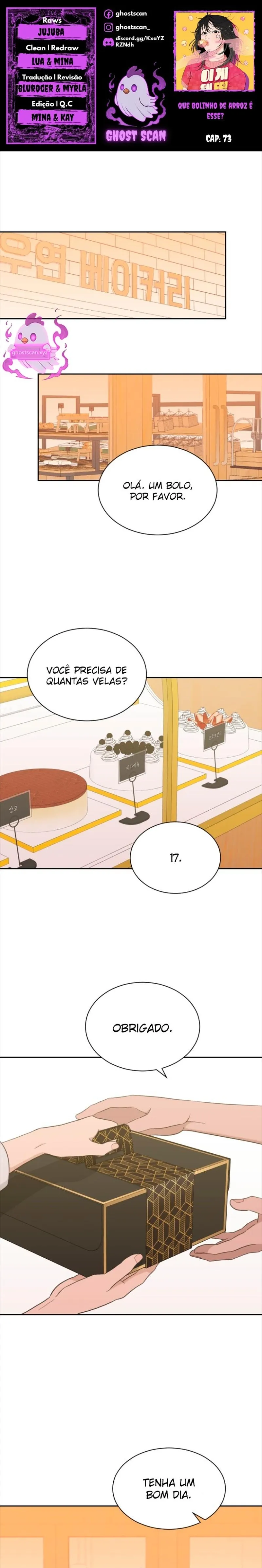Que tipo de Bolinho de Arroz é esse? Capítulo 73 Página 1