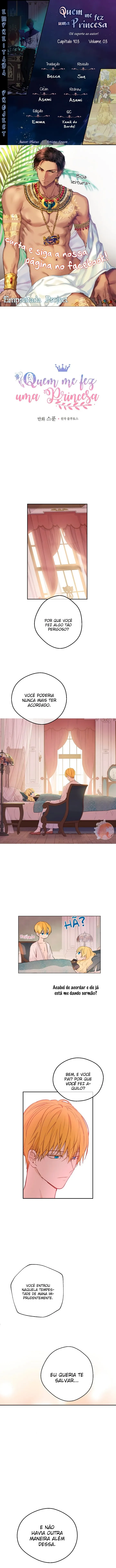 Quem Me Fez Uma Princesa? Capítulo 103 Página 1
