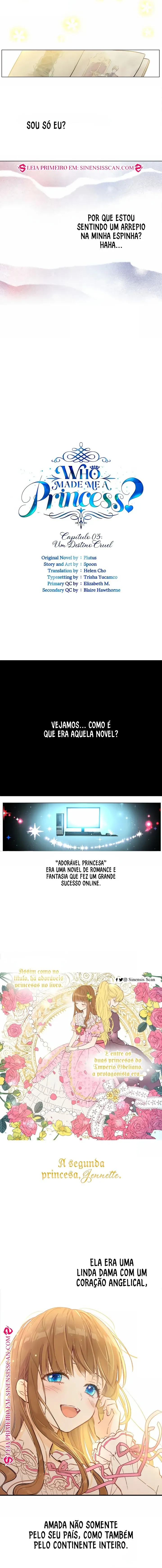 Quem Me Fez Uma Princesa? Capítulo 3 Página 3