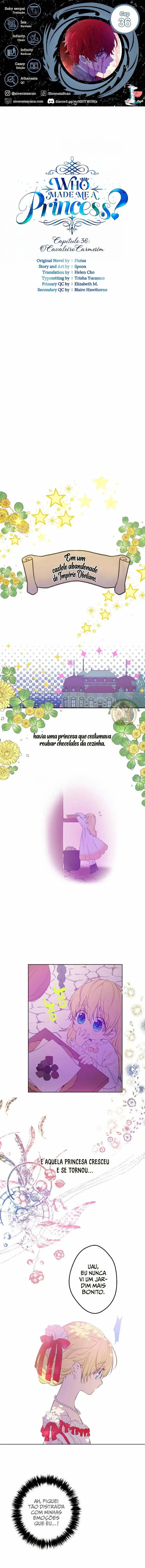 Quem Me Fez Uma Princesa? Capítulo 36 Página 1