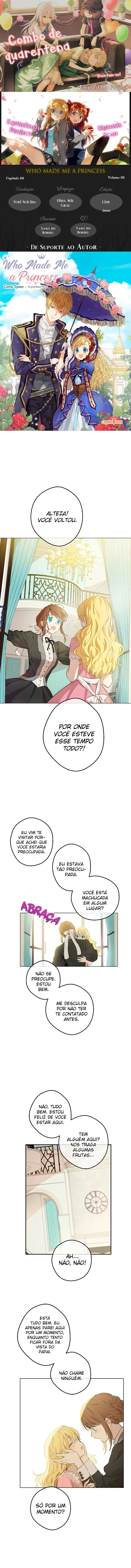 Quem Me Fez Uma Princesa? Capítulo 63 Página 1
