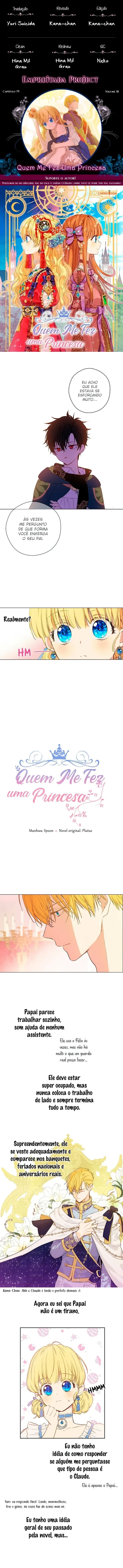 Quem Me Fez Uma Princesa? Capítulo 79 Página 1