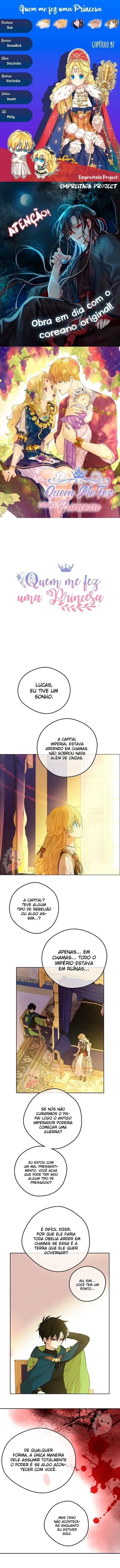 Quem Me Fez Uma Princesa? Capítulo 97 Página 1