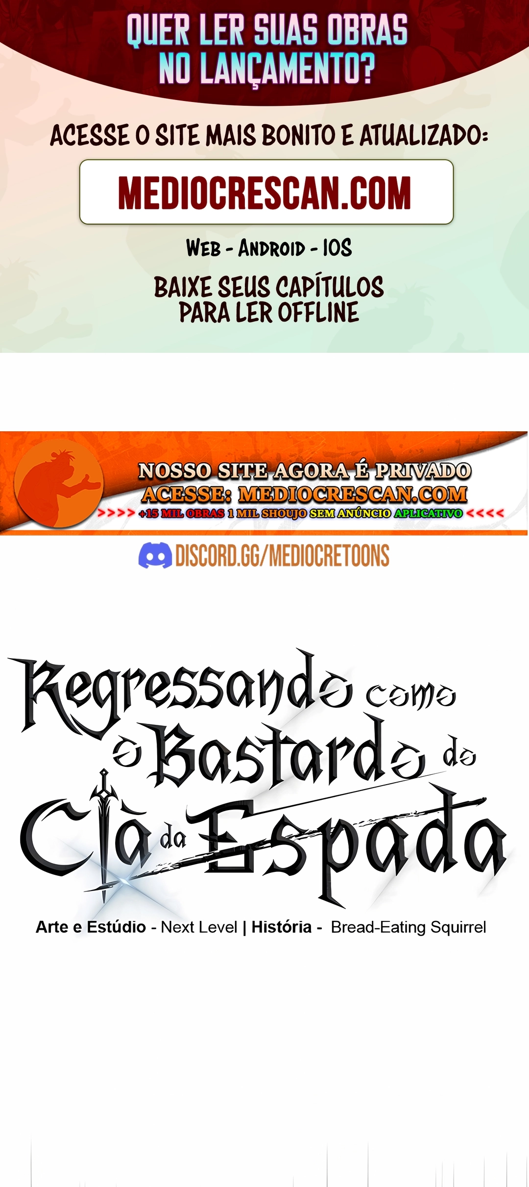 Regressando Como Bastardo do Clã da Espada Capítulo 94 Página 1