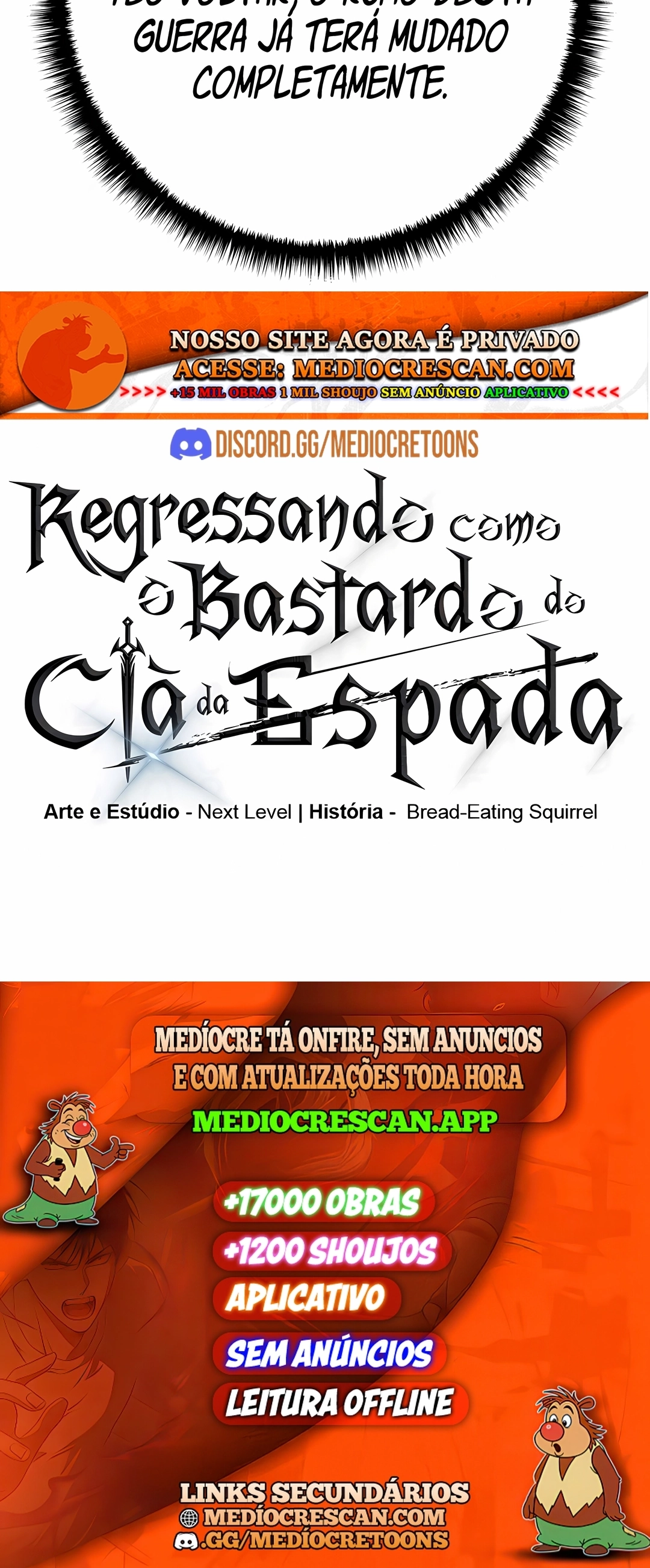 Regressando Como Bastardo do Clã da Espada Capítulo 96 Página 120
