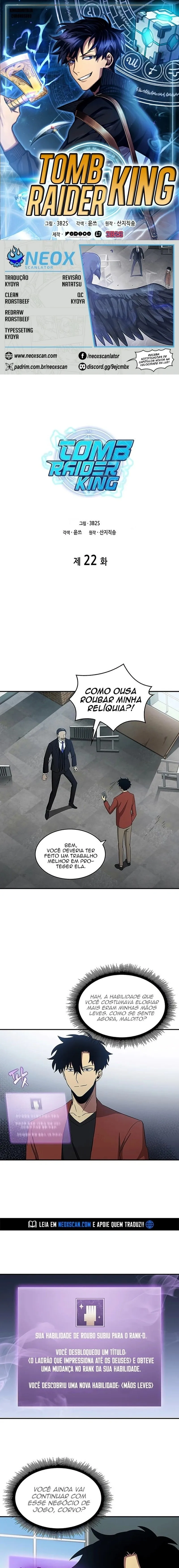 Rei dos Saqueadores de Tumba Capítulo 22 Página 1