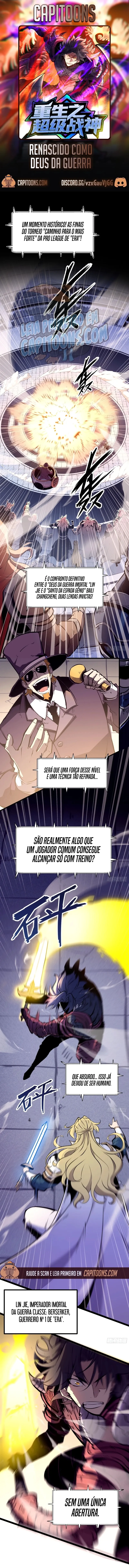 Renascido como Deus da Guerra Capítulo 1 Página 1