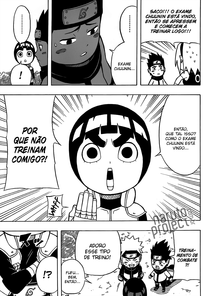 Rock Lee no Seishun Full-Power Ninden Capítulo 1 Página 8