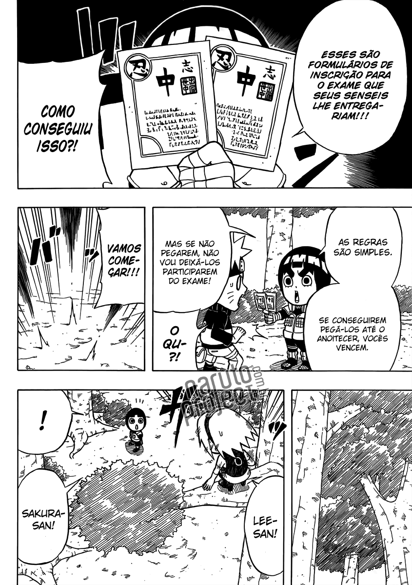 Rock Lee no Seishun Full-Power Ninden Capítulo 1 Página 9