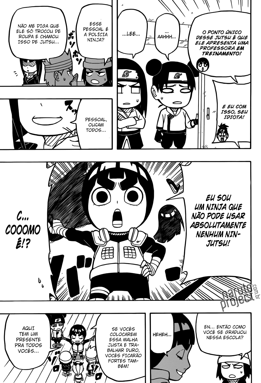 Rock Lee no Seishun Full-Power Ninden Capítulo 3 Página 4