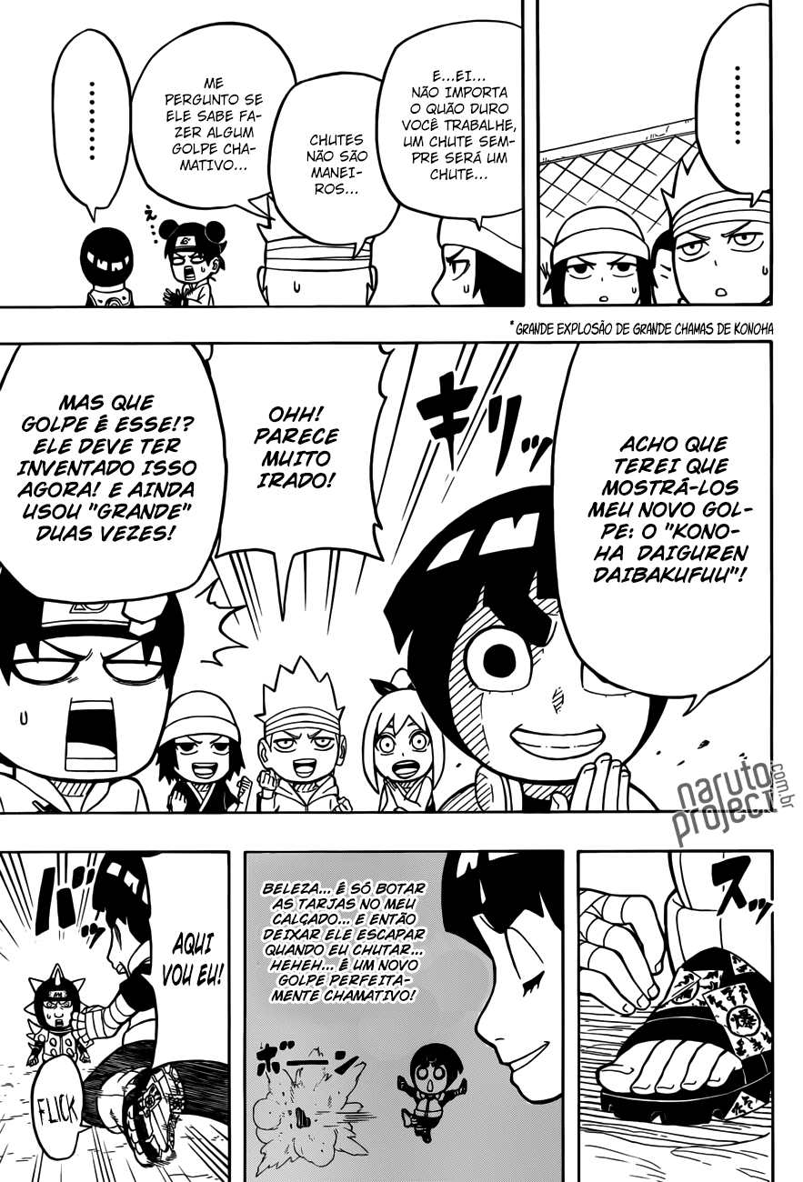 Rock Lee no Seishun Full-Power Ninden Capítulo 3 Página 8