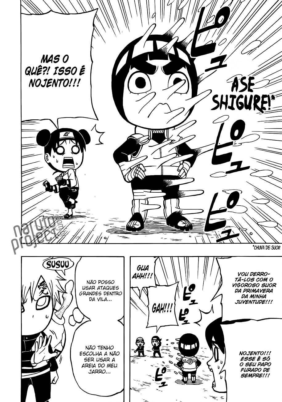 Rock Lee no Seishun Full-Power Ninden Capítulo 7 Página 14