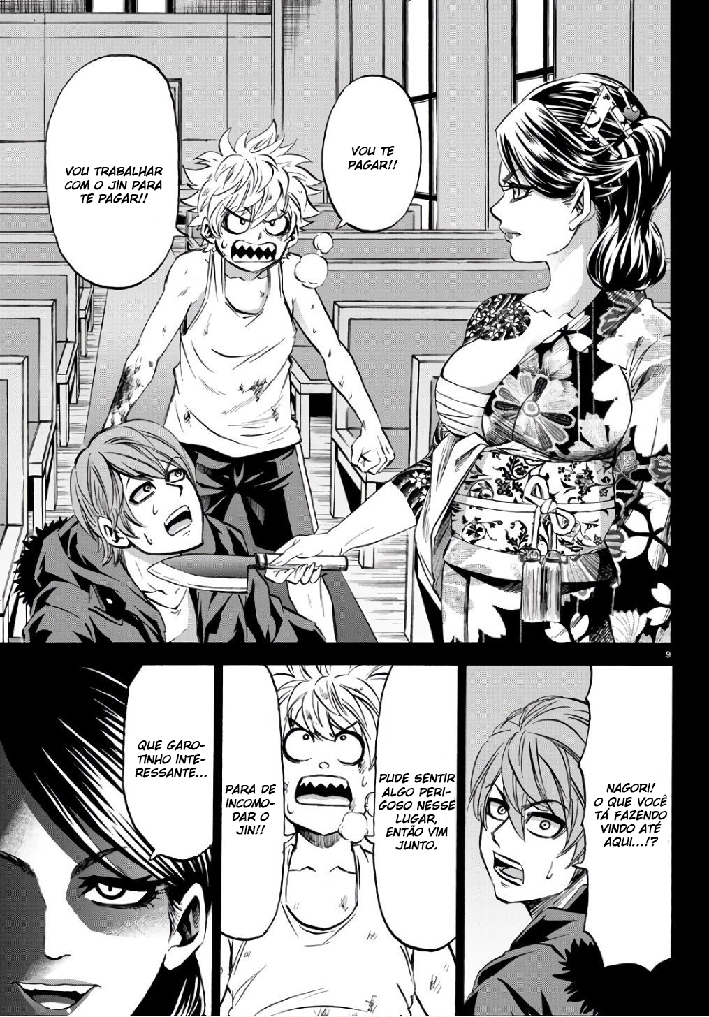 As Garotas Mal-Amada de Rokudou Capítulo 95 Página 9