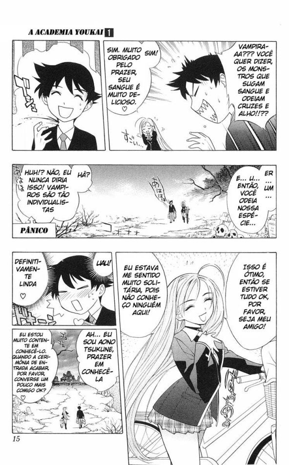 Rosario+Vampire Capítulo 1 Página 13