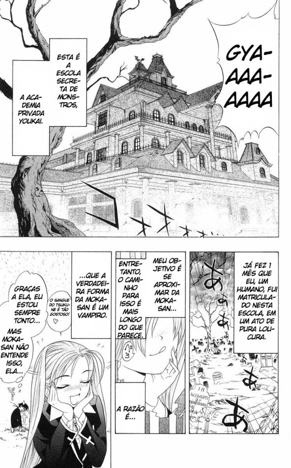 Rosario+Vampire Capítulo 3 Página 3