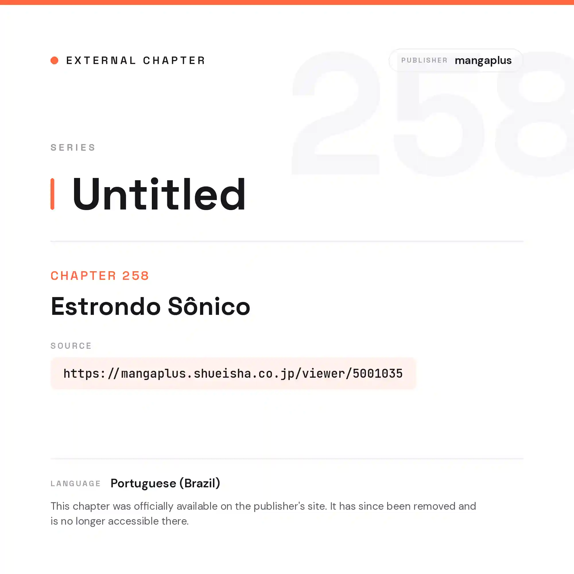 Sakamoto Capítulo 258 Página 1