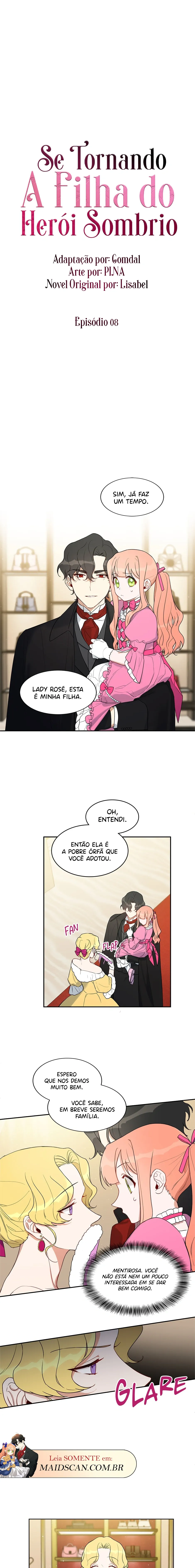 Se Tornando a Filha do Herói Sombrio Capítulo 8 Página 3