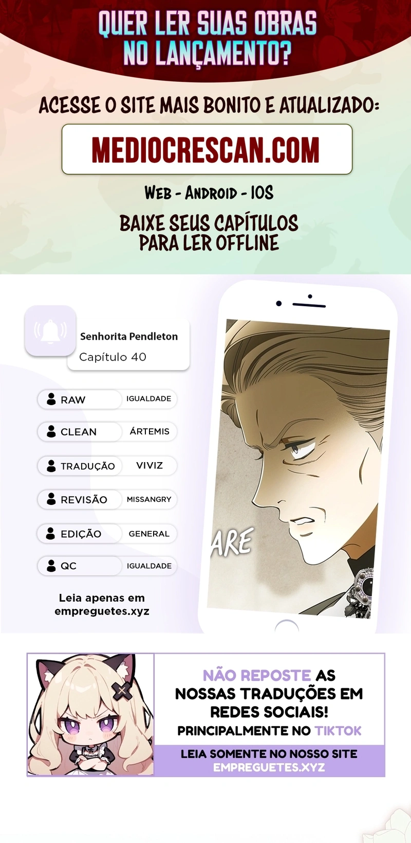  Senhorita Pendleton Capítulo 40 Página 1