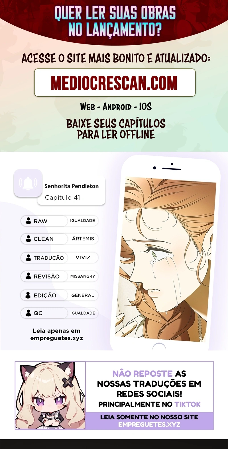  Senhorita Pendleton Capítulo 41 Página 1