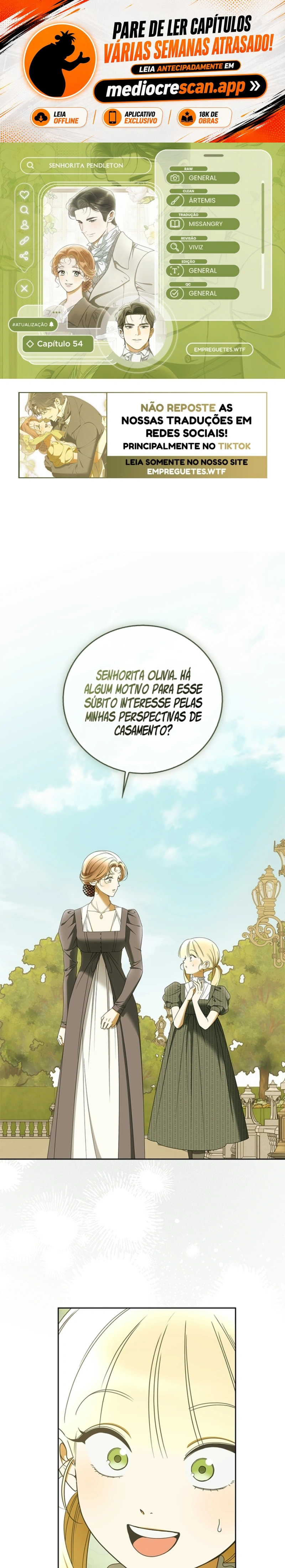  Senhorita Pendleton Capítulo 54 Página 1