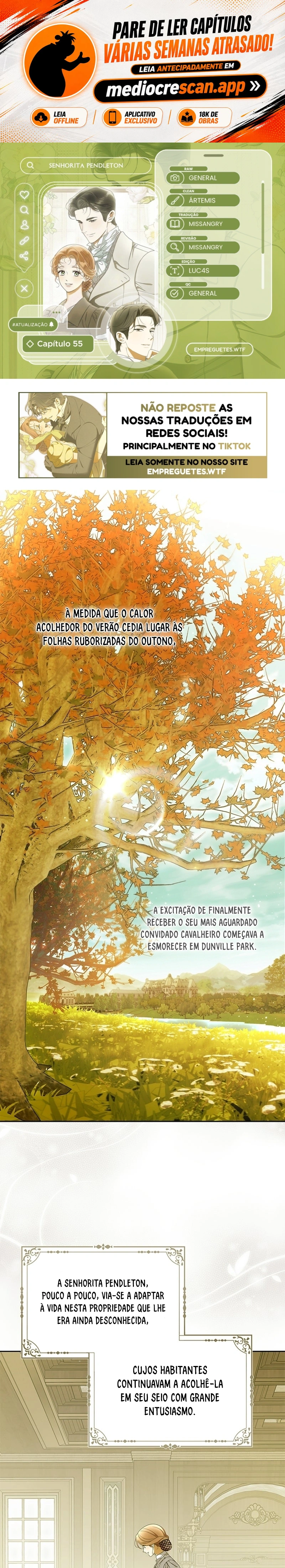  Senhorita Pendleton Capítulo 55 Página 1