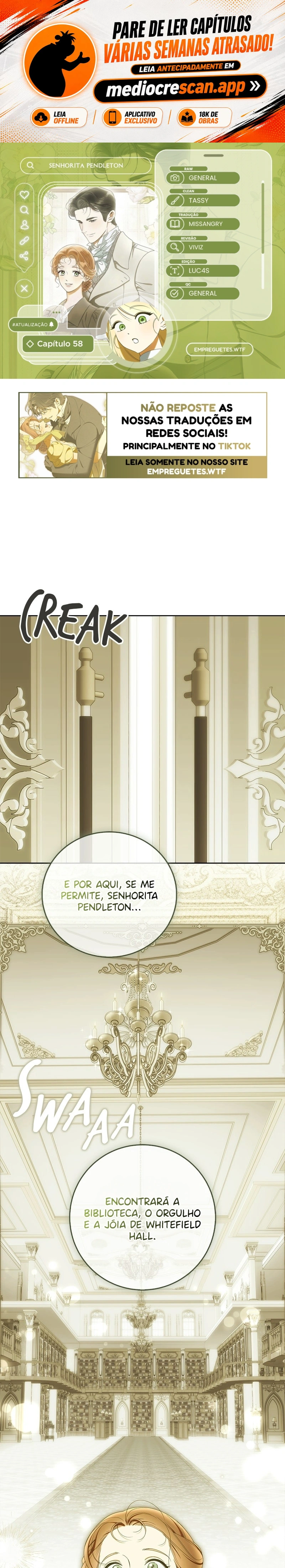 Senhorita Pendleton Capítulo 58 Página 1