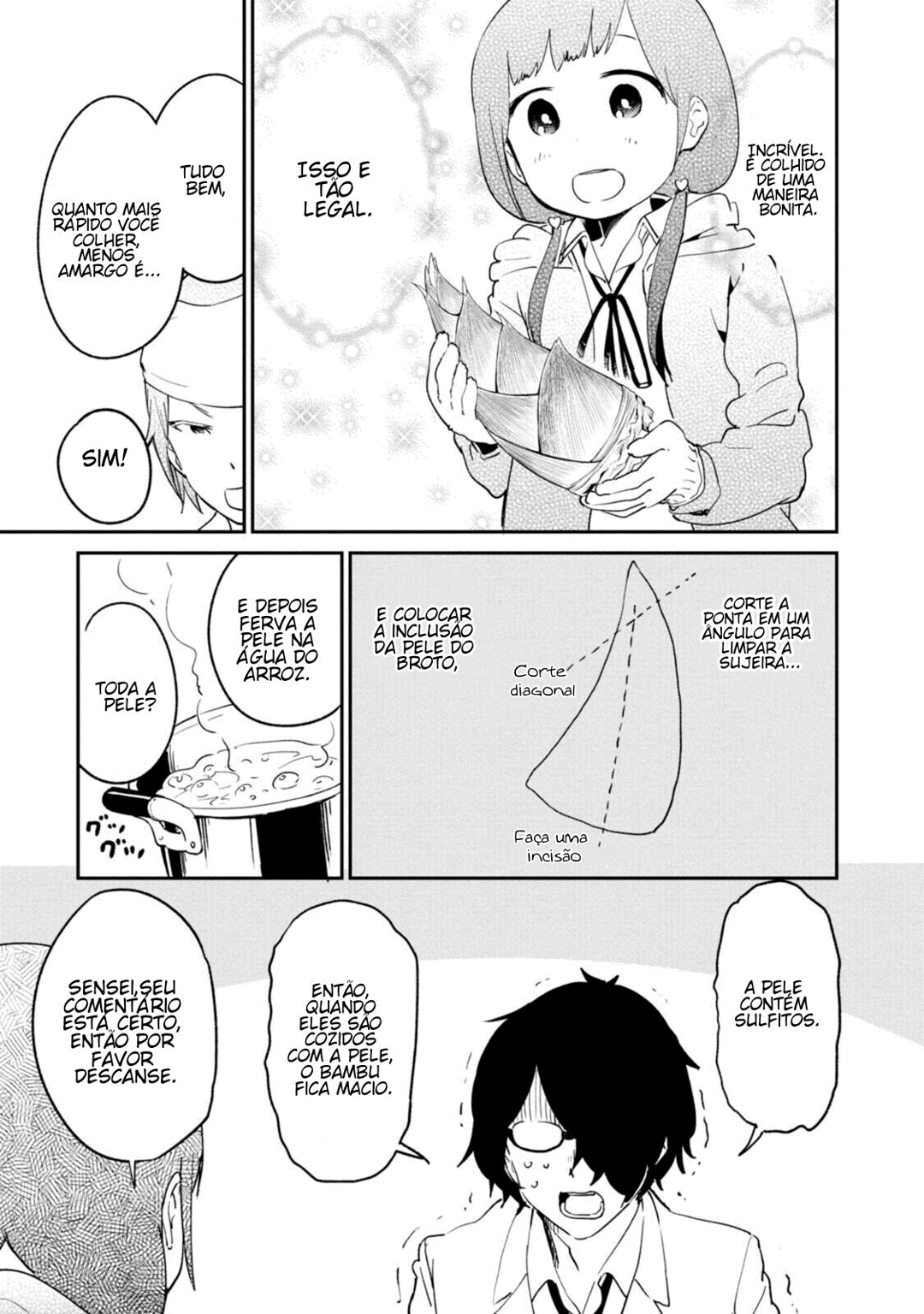 Senpai, Sore Hitokuchi Kudasai! Capítulo 30 Página 12