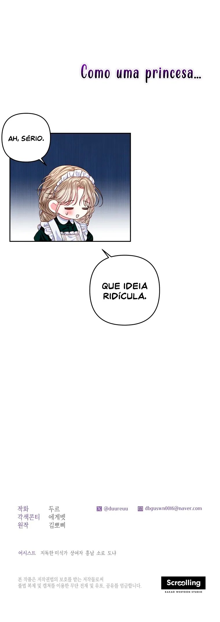 Ser uma empregada é mais importante que ser uma princesa Capítulo 7 Página 58