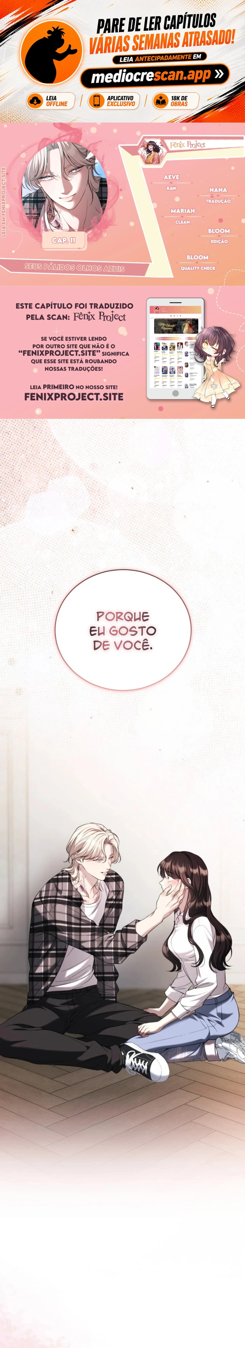 Seus Pálidos Olhos Azuis Capítulo 11 Página 1