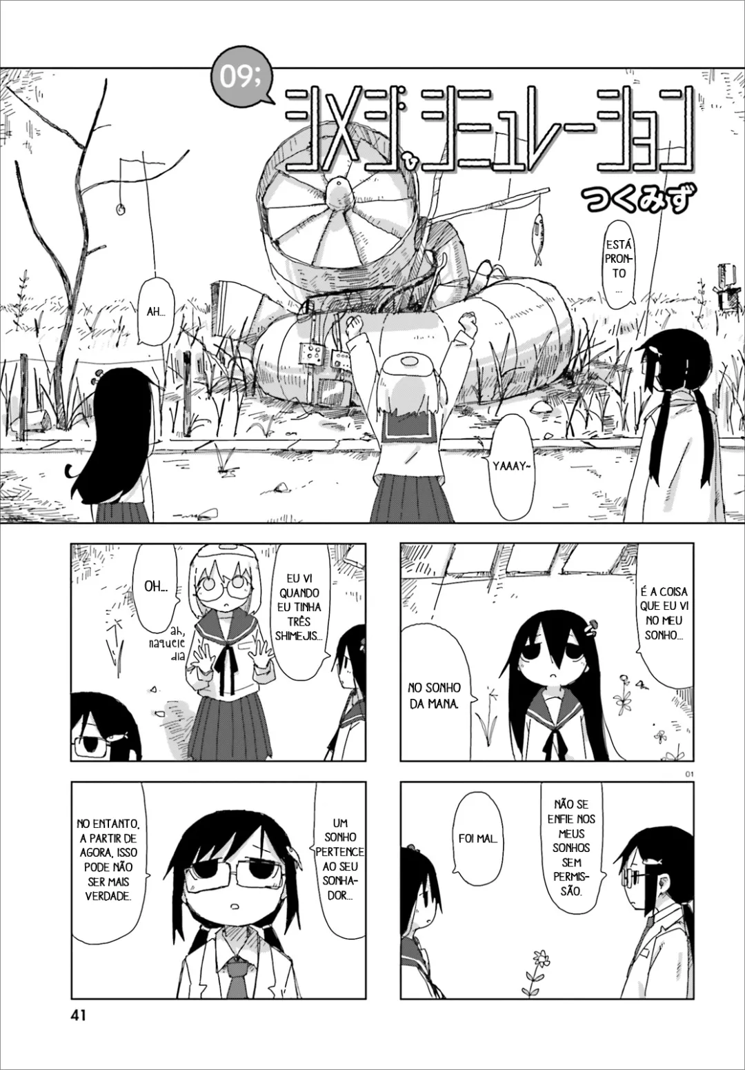 Simulação de Shimejis Capítulo 9 Página 1