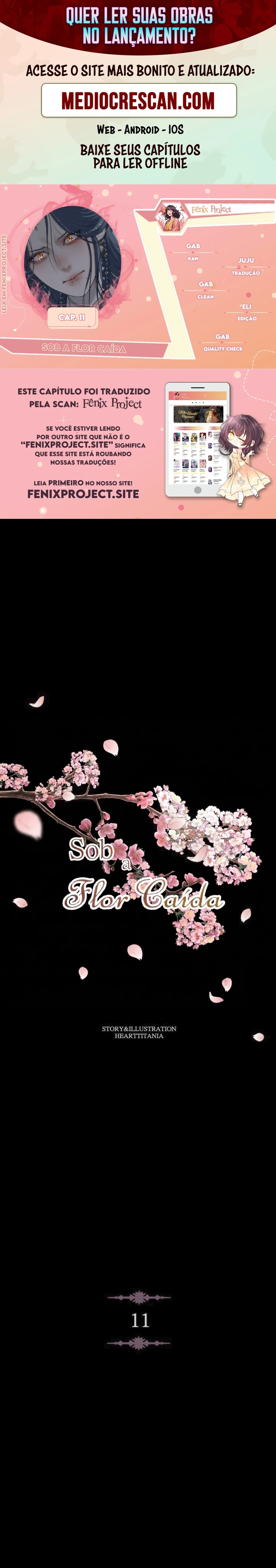  Sob a Flor Caída Capítulo 11 Página 1