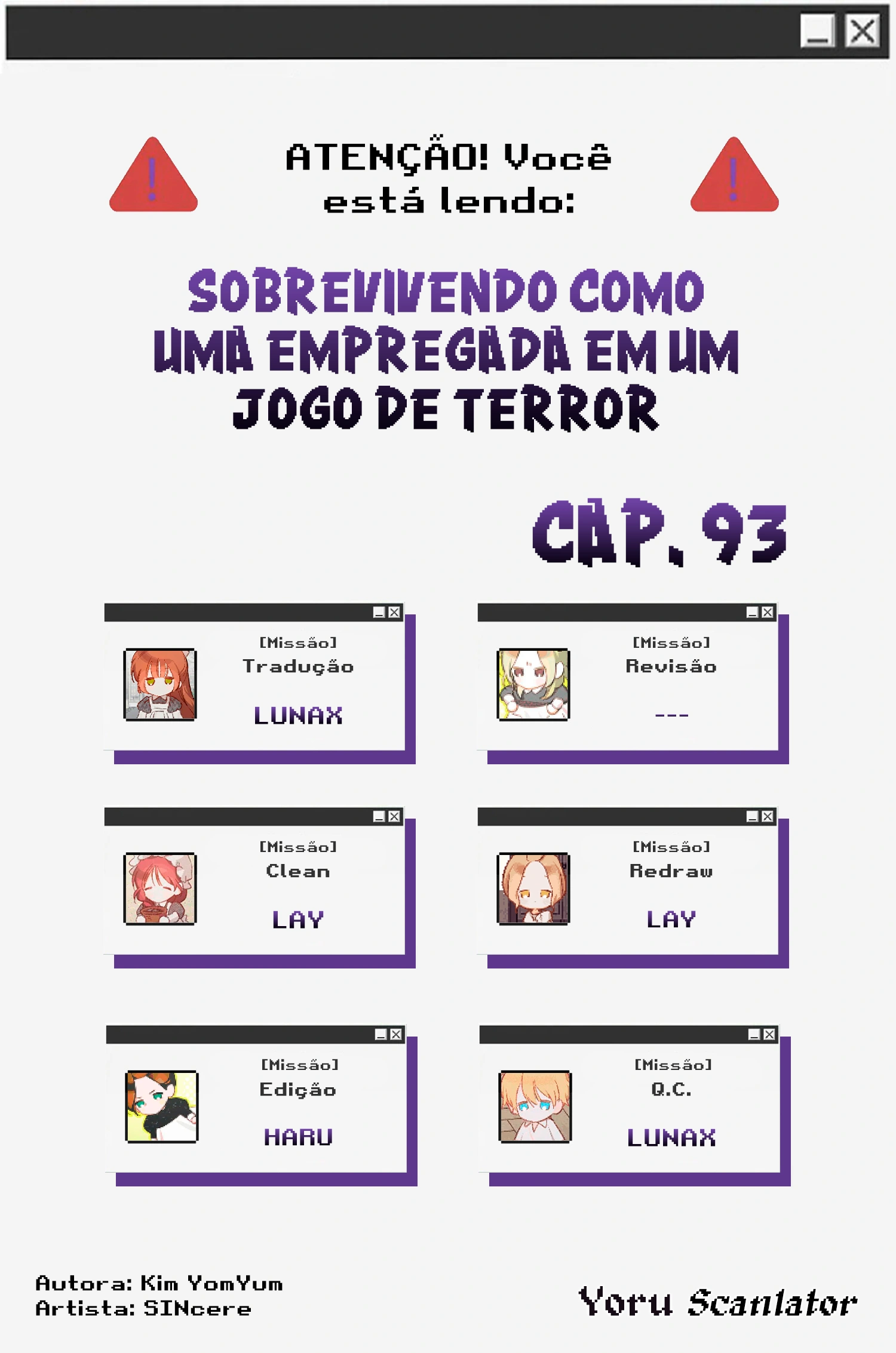 Sobrevivendo Como Uma Empregada Em Um Jogo De Terror Capítulo 93 Página 1