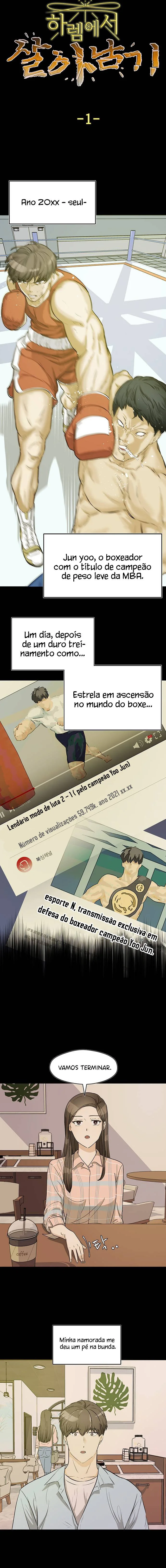 Sobrevivendo em um Harém Capítulo 1 Página 4