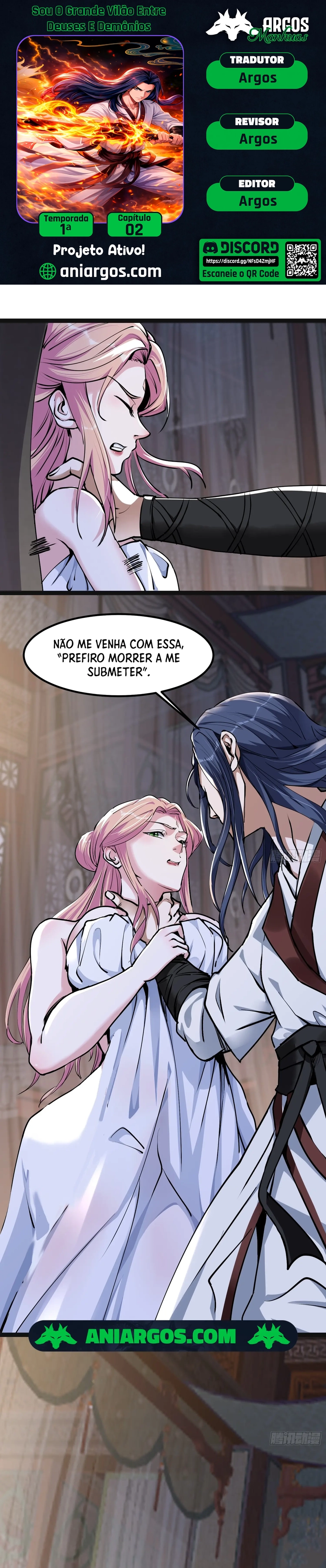 Sou O Grande Vilão Entre Deuses E Demônios Capítulo 2 Página 1