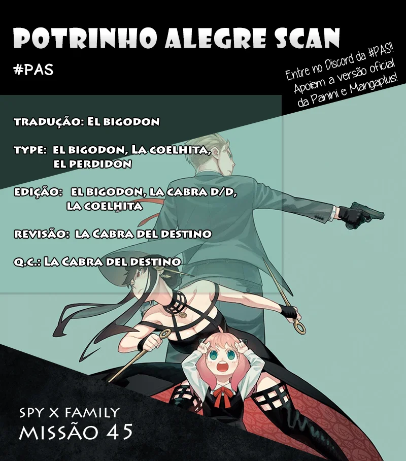 SPY×FAMILY Capítulo 45 Página 1