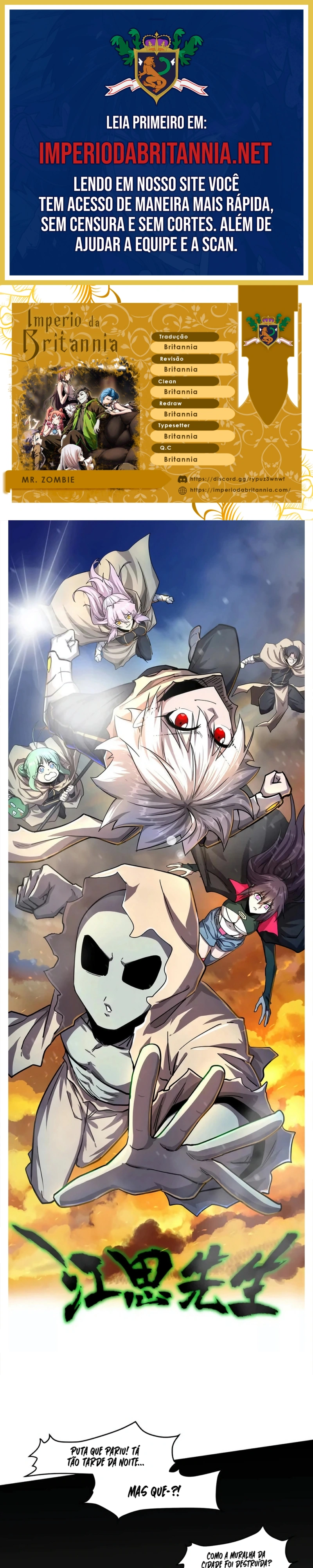 Sr. Zumbi Capítulo 144 Página 1