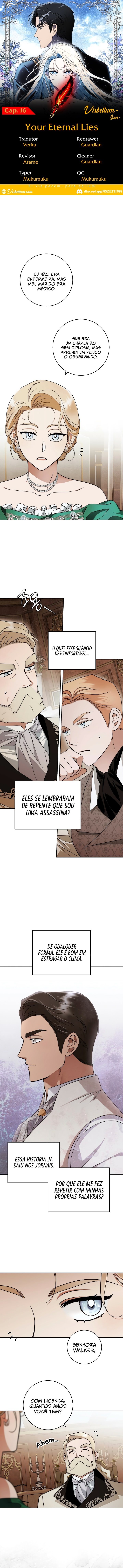 Suas Eternas Mentiras Capítulo 16 Página 1