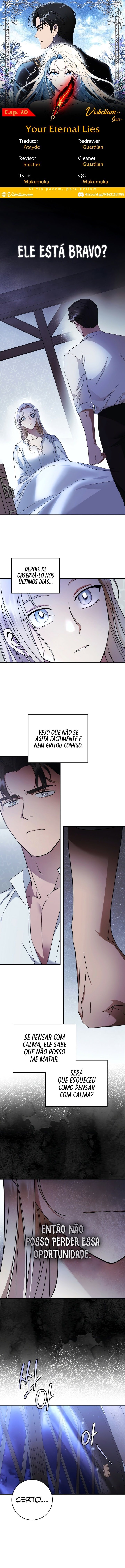 Suas Eternas Mentiras Capítulo 20 Página 1