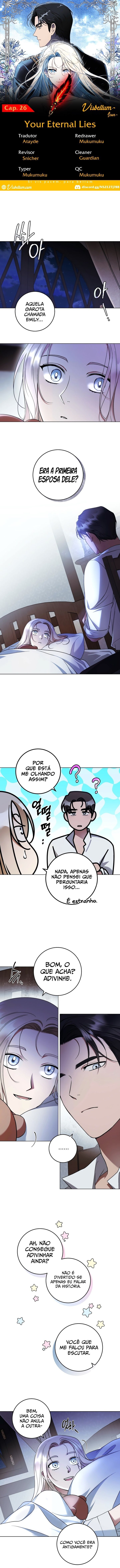 Suas Eternas Mentiras Capítulo 26 Página 1