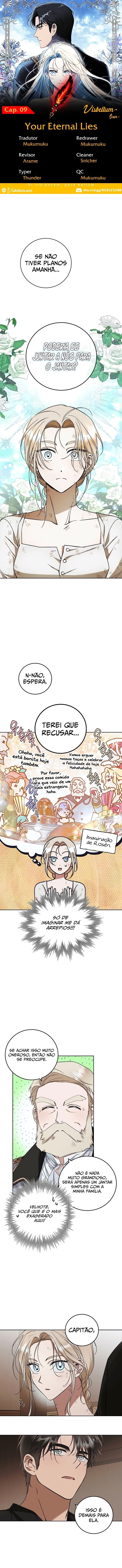Suas Eternas Mentiras Capítulo 9 Página 1