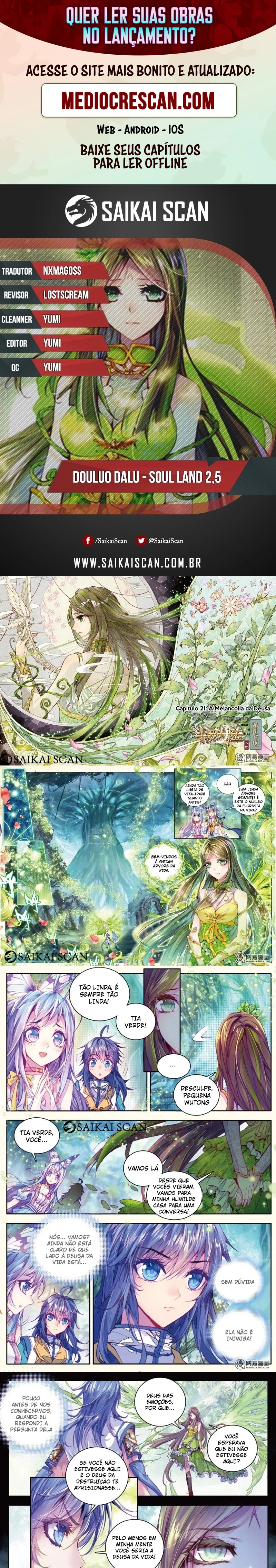 Terra Espiritual (Parte 2.5) - A Lenda do Reino dos Deuses Capítulo 21 Página 1
