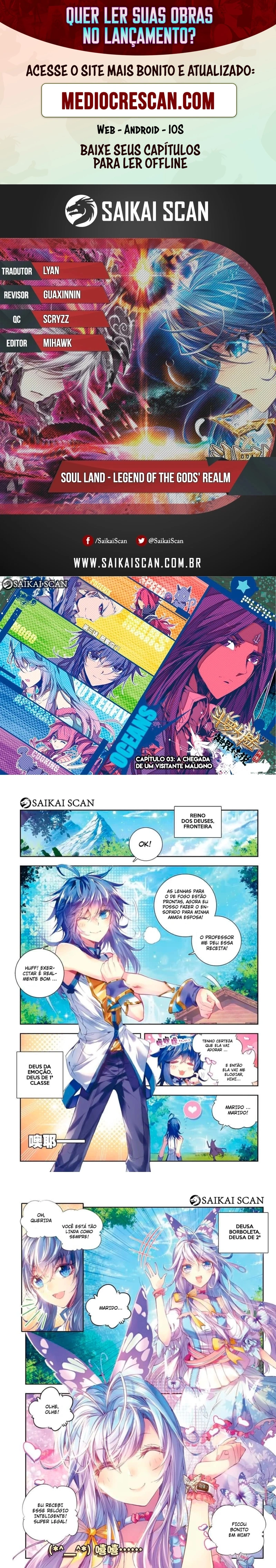 Terra Espiritual (Parte 2.5) - A Lenda do Reino dos Deuses Capítulo 3 Página 1