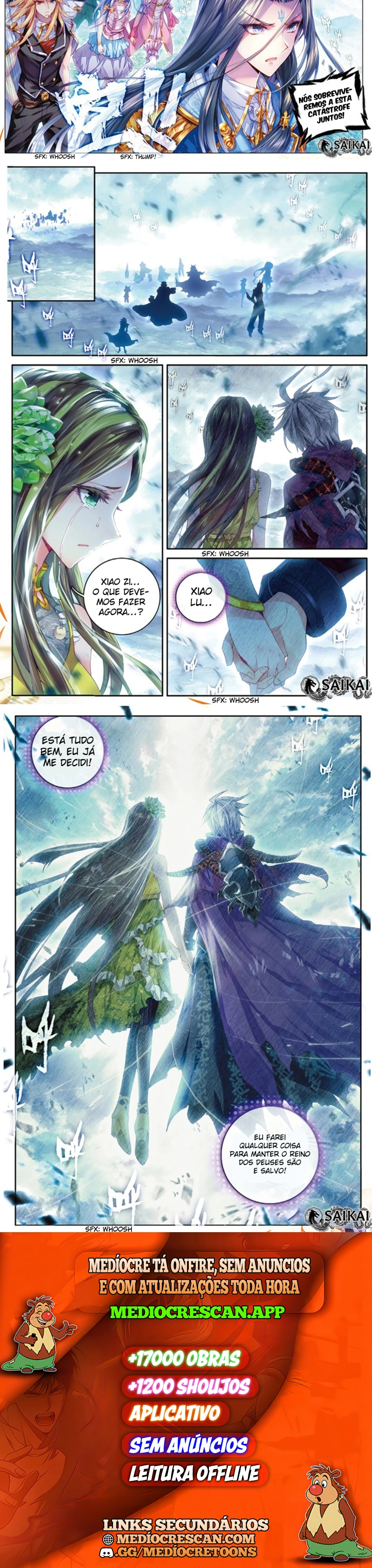 Terra Espiritual (Parte 2.5) - A Lenda do Reino dos Deuses Capítulo 43 Página 7