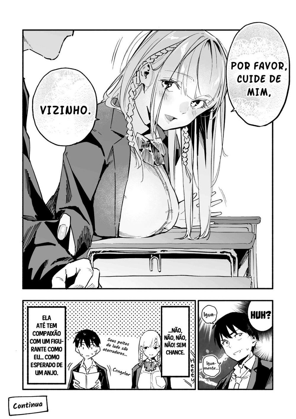 The Angelic Transfer Student and Mastophobia-kun Capítulo 2 Página 5