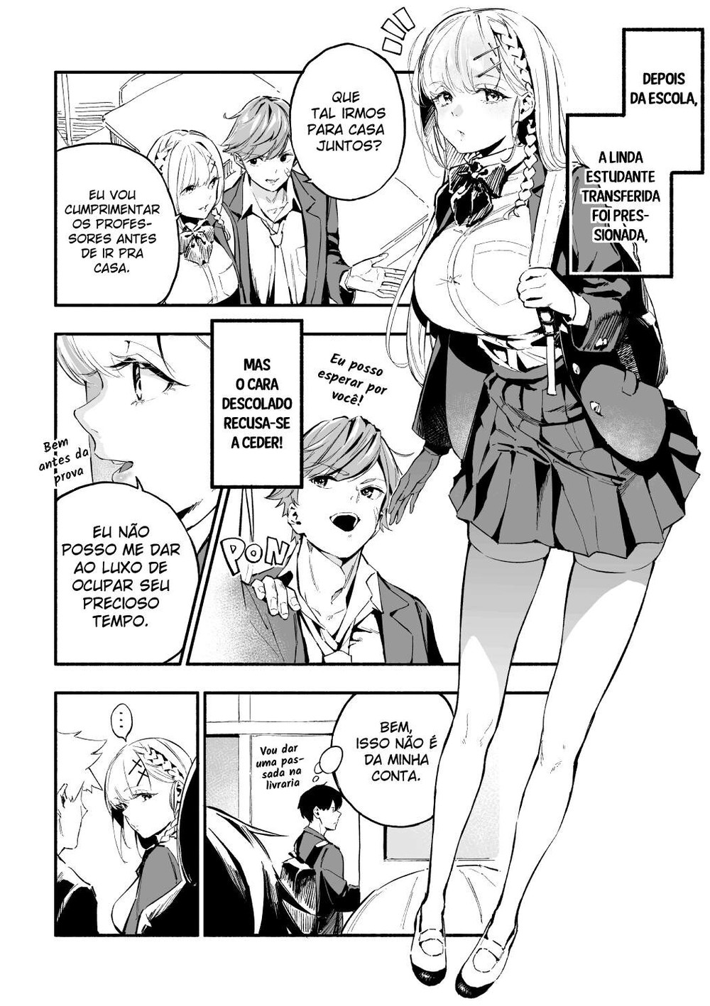 The Angelic Transfer Student and Mastophobia-kun Capítulo 3 Página 3