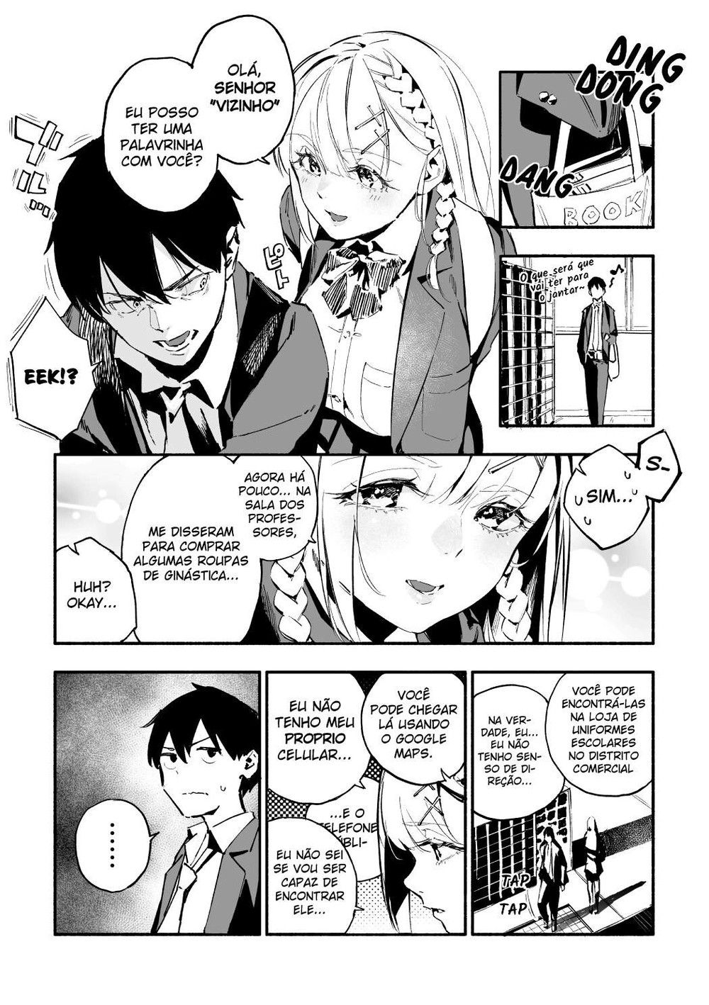 The Angelic Transfer Student and Mastophobia-kun Capítulo 3 Página 4
