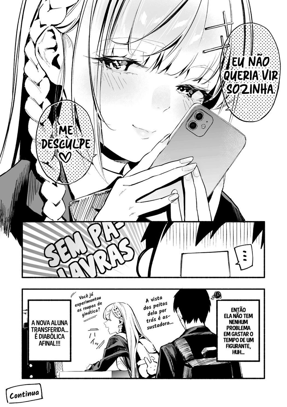 The Angelic Transfer Student and Mastophobia-kun Capítulo 3 Página 6