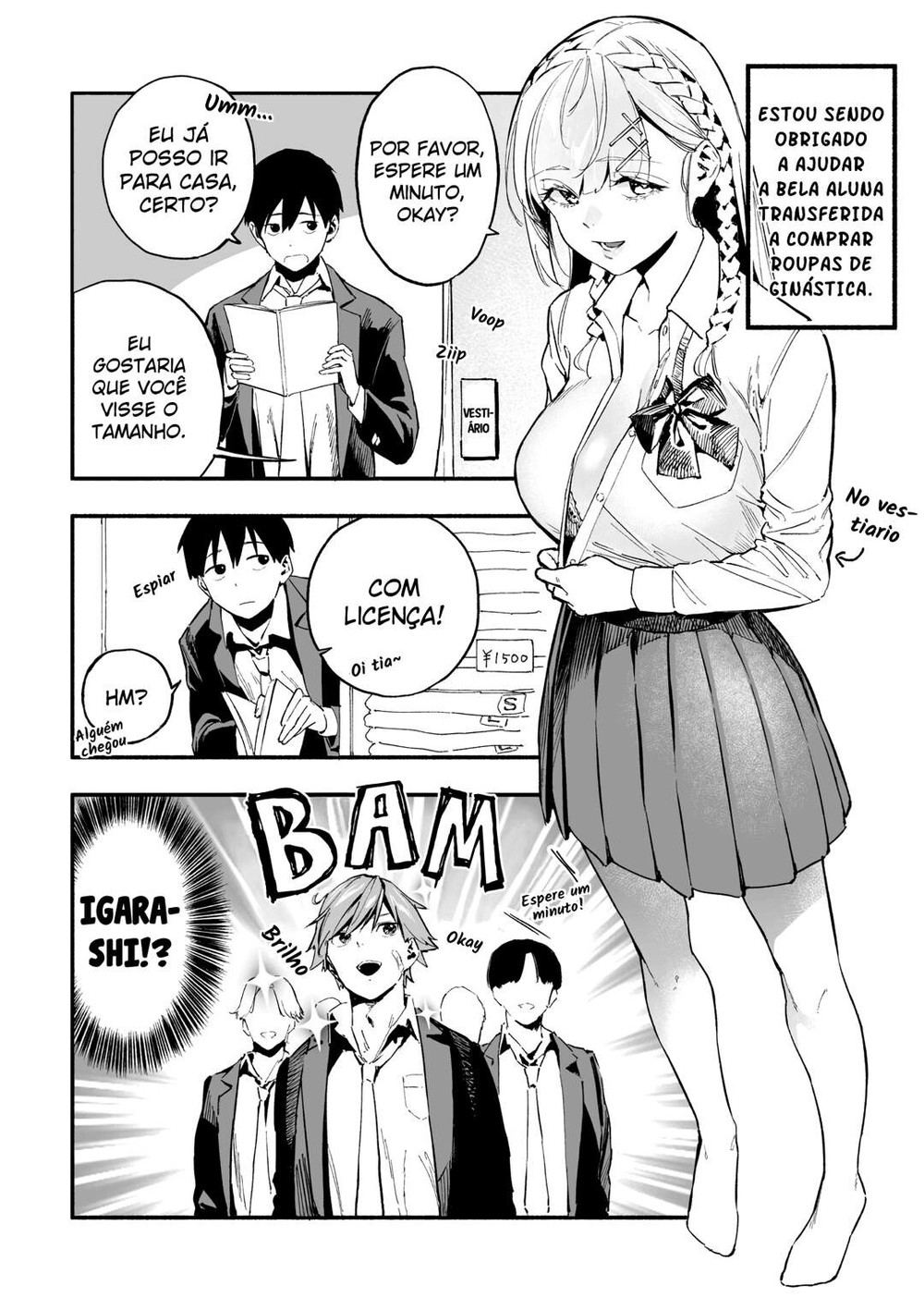 The Angelic Transfer Student and Mastophobia-kun Capítulo 4 Página 3