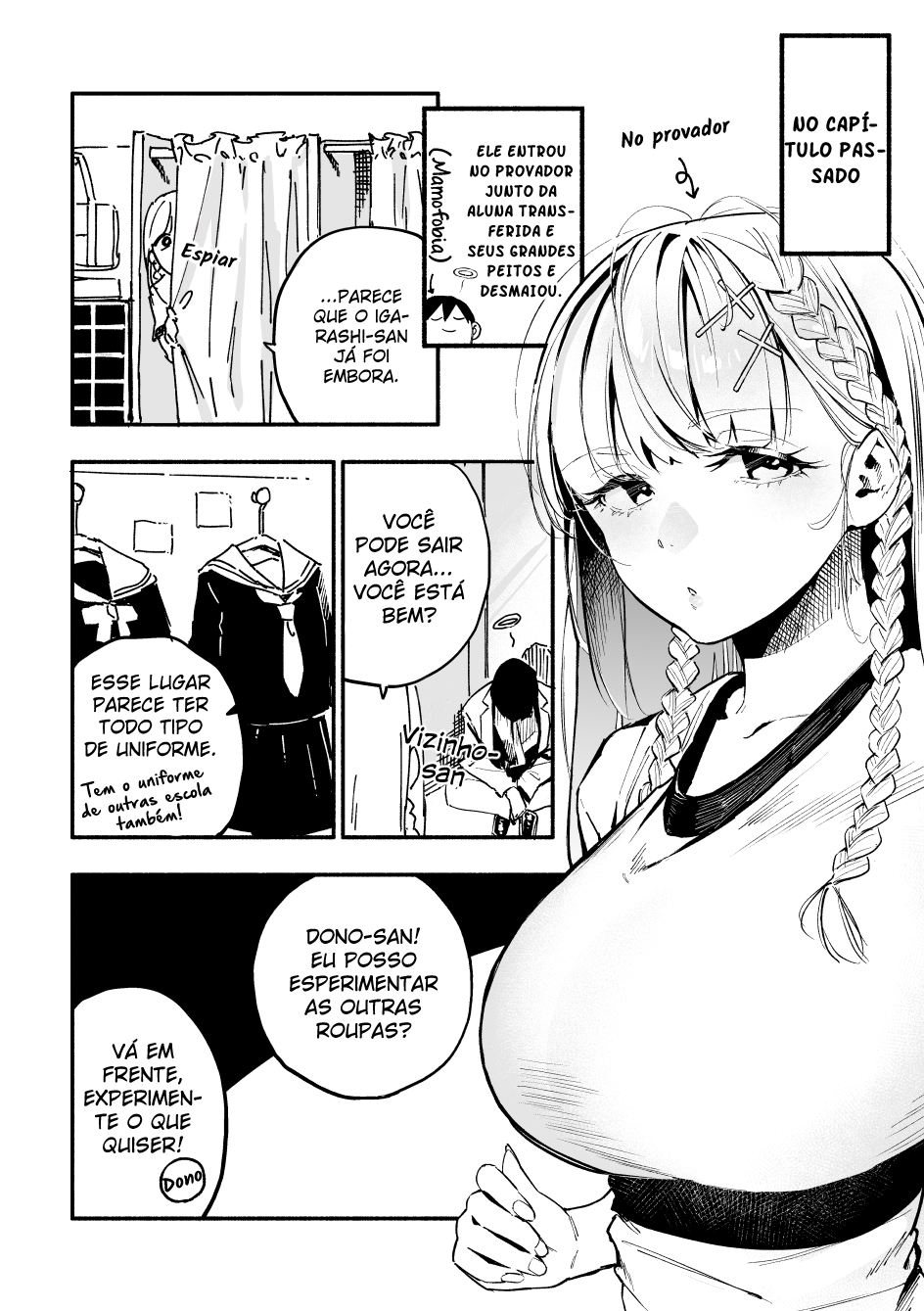 The Angelic Transfer Student and Mastophobia-kun Capítulo 5 Página 3